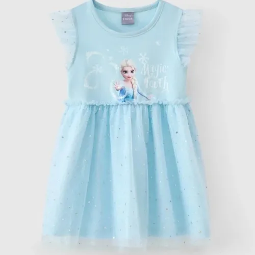 Rabity 550.113 short-sleeved Elsa chiffon dress for girls