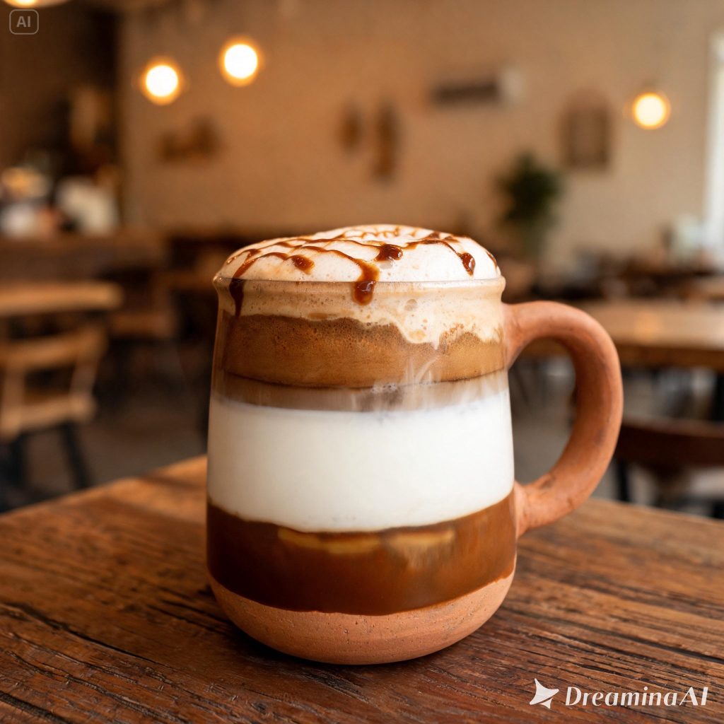 Coconut Caramel Latte