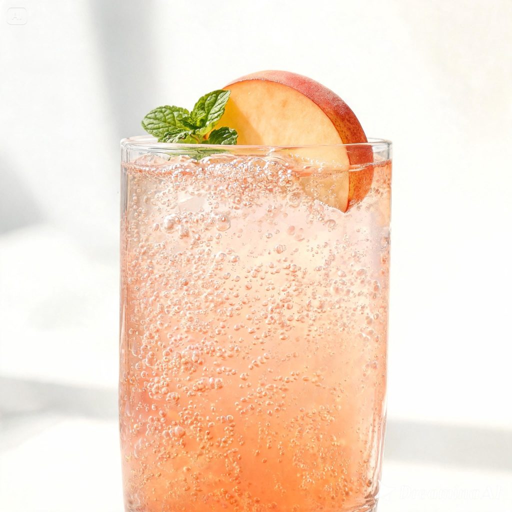 Peach Sparkling Tea